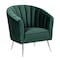 Manhattan Comfort Rosemont Accent Chair in Green and Gold AC056-GR - alternate 1